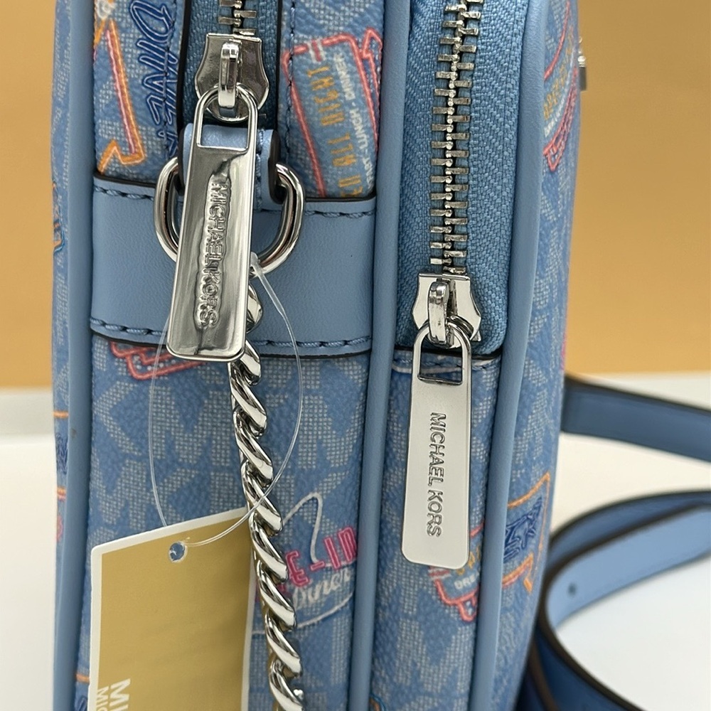 MICHAEL KORS
Jet Set Medium Printed Signature Logo Crossbody NS CHAIN XBODY Bag - Picture 6 of 16